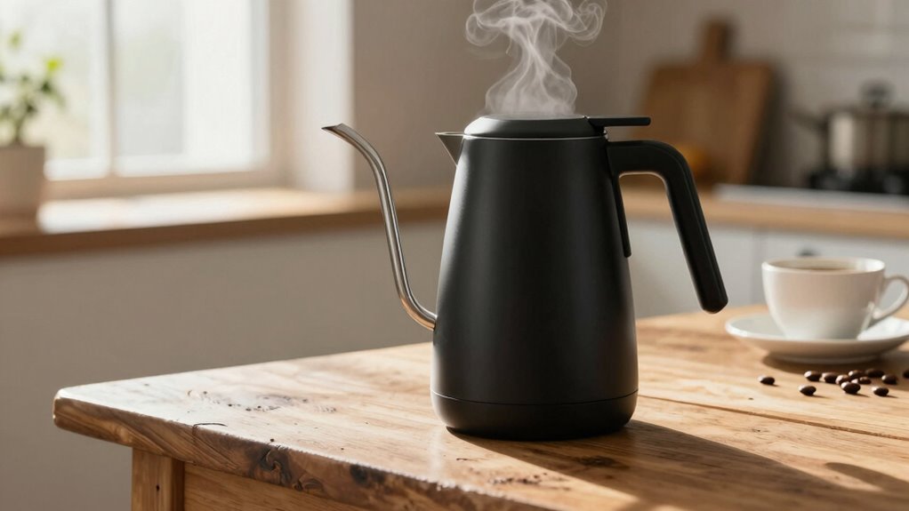 thermal carafe enhances coffee