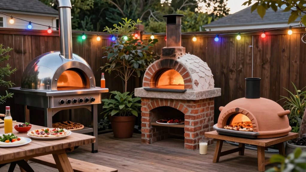 types of outdoor pizza ovens