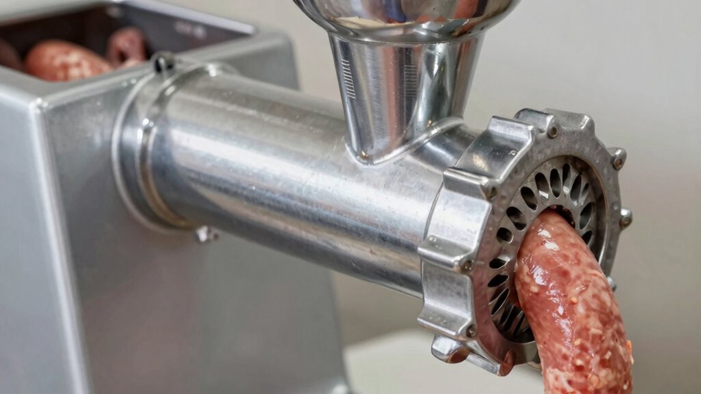 auger design ensures sausage consistency