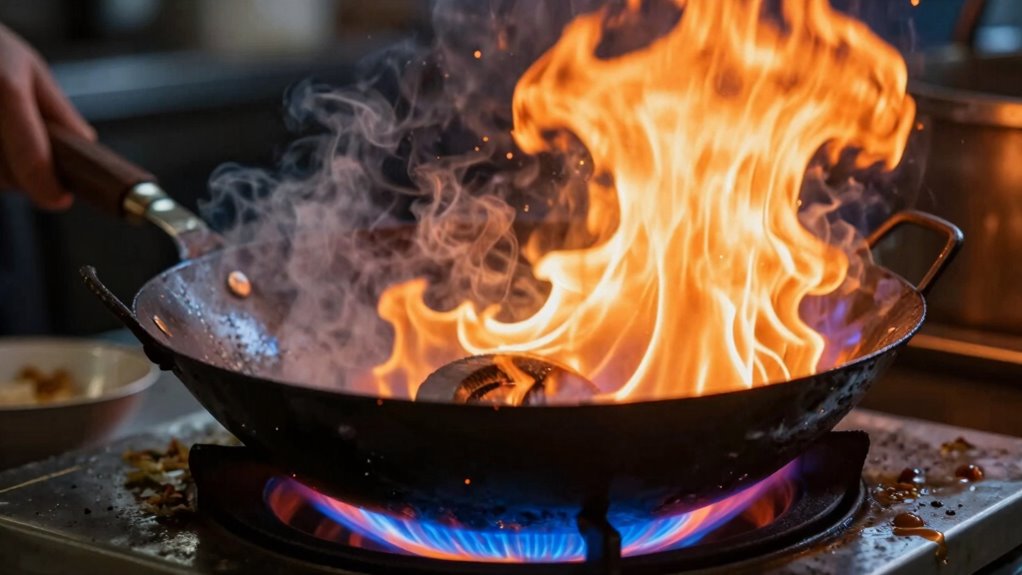 choose appropriate high heat burner