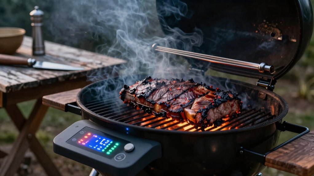 controlled flavorful long cook grilling