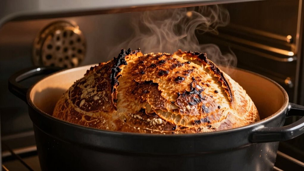 dutch oven enhances crust