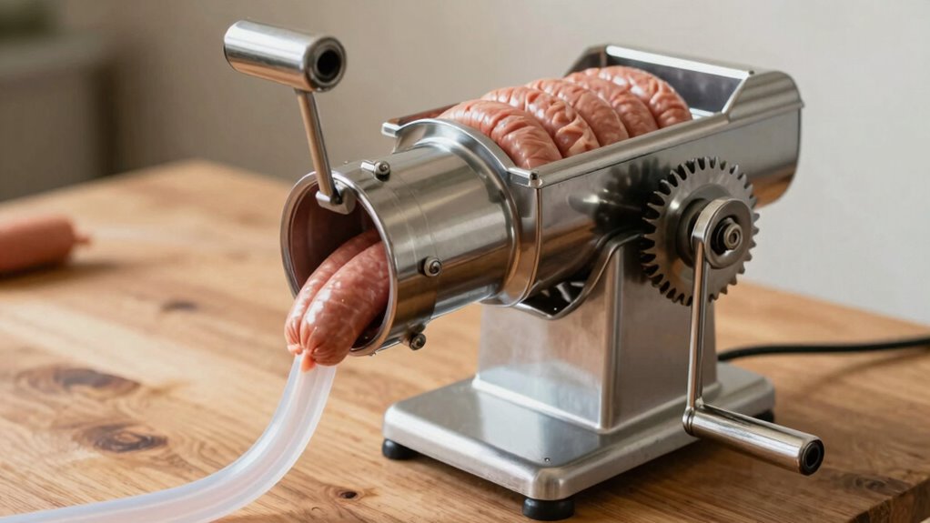 efficient manual sausage filling