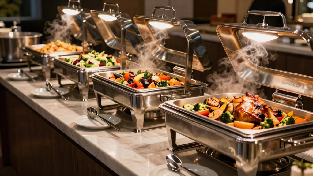 essential buffet serving equipment