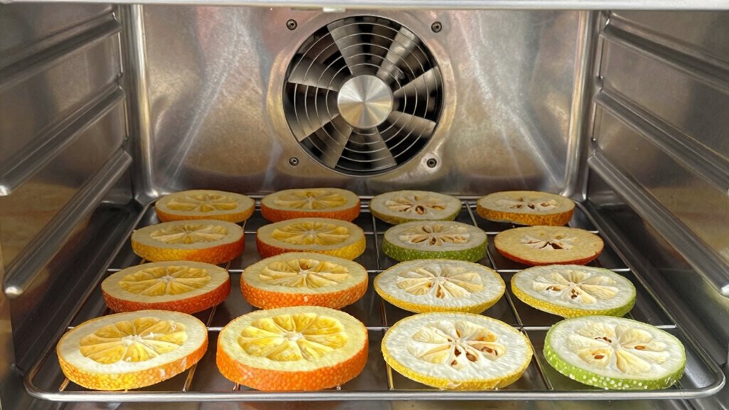 even airflow ensures uniform drying