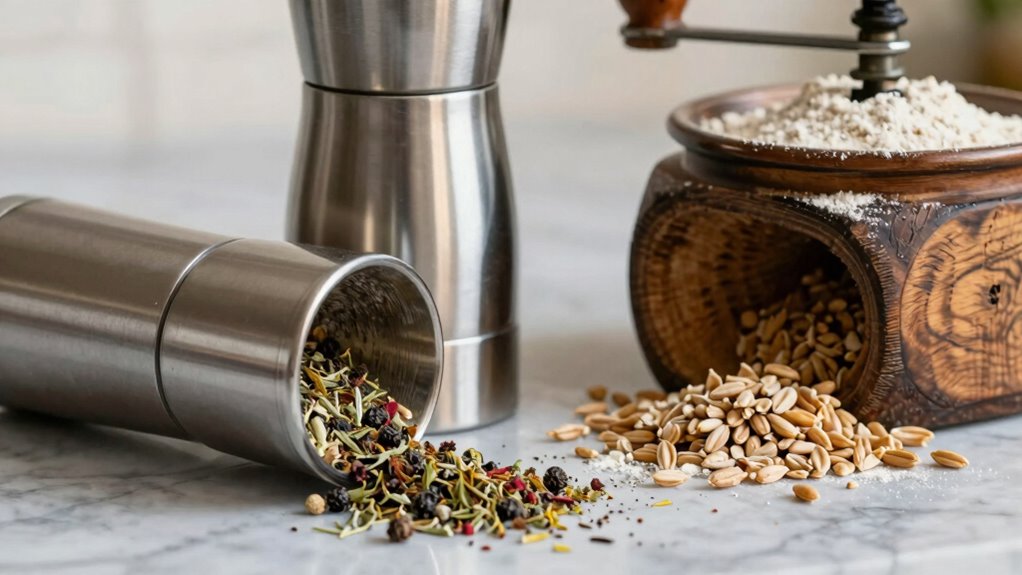 grinding herbs and grains