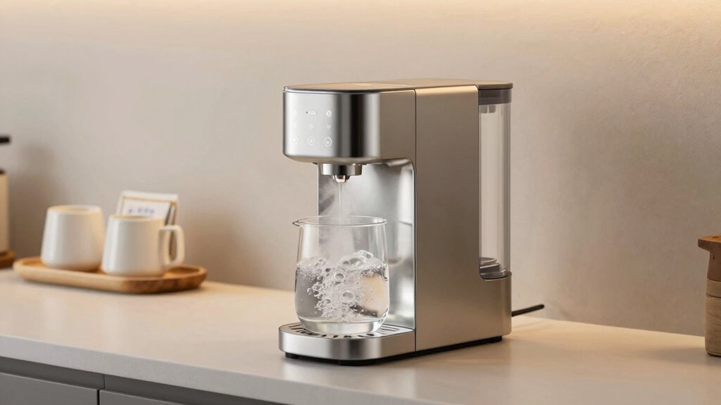 hot water dispenser features