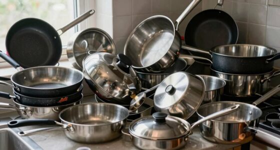 overstocked unnecessary cookware