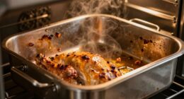 pan depth prevents burning