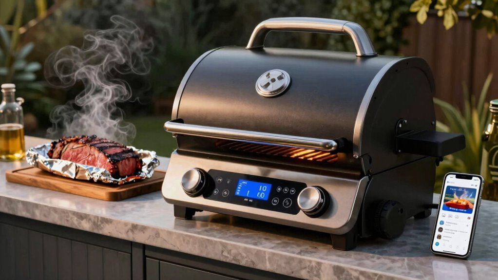 remote monitoring for safe grilling