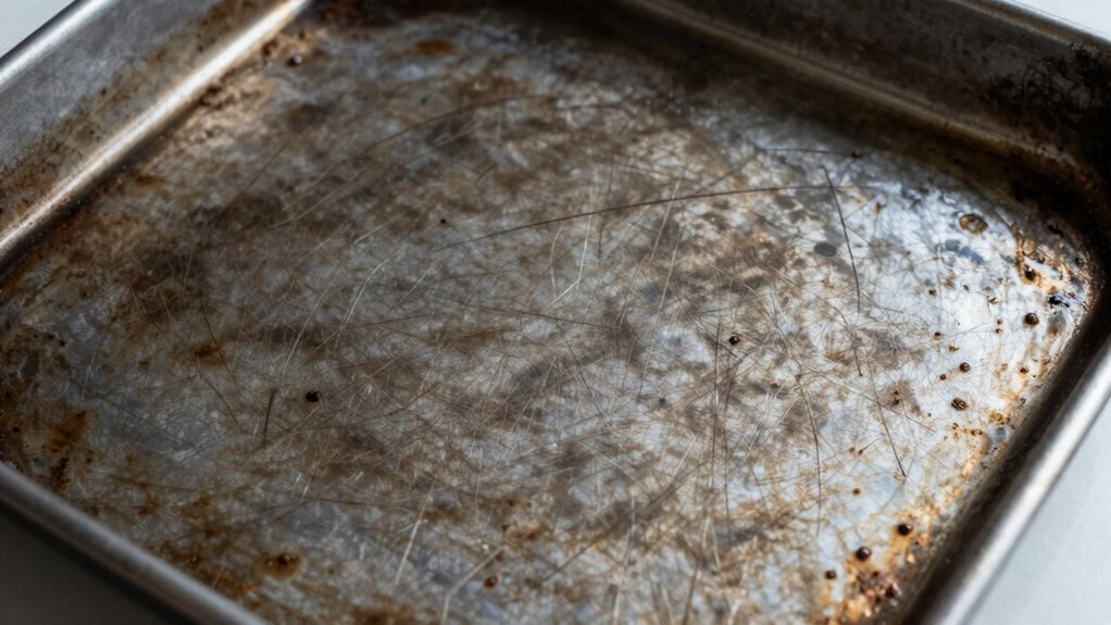 signs of bakeware damage