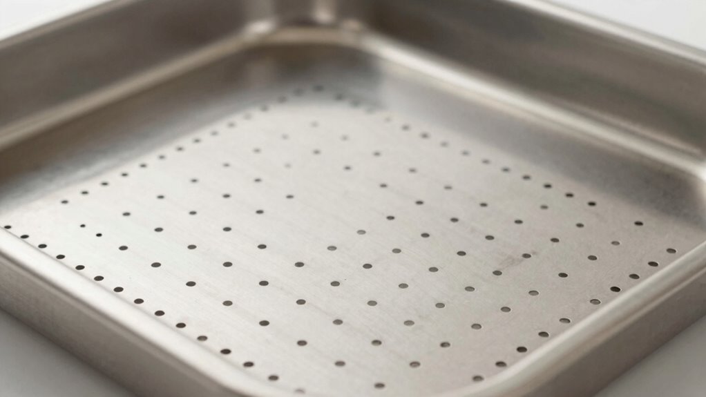 tray material influences heat distribution