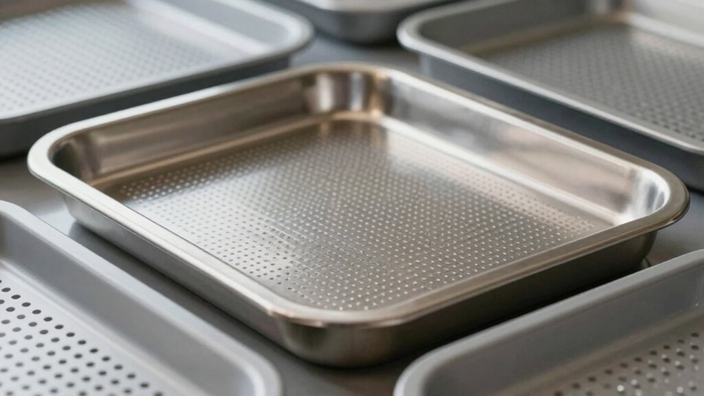 tray materials durability safety efficiency