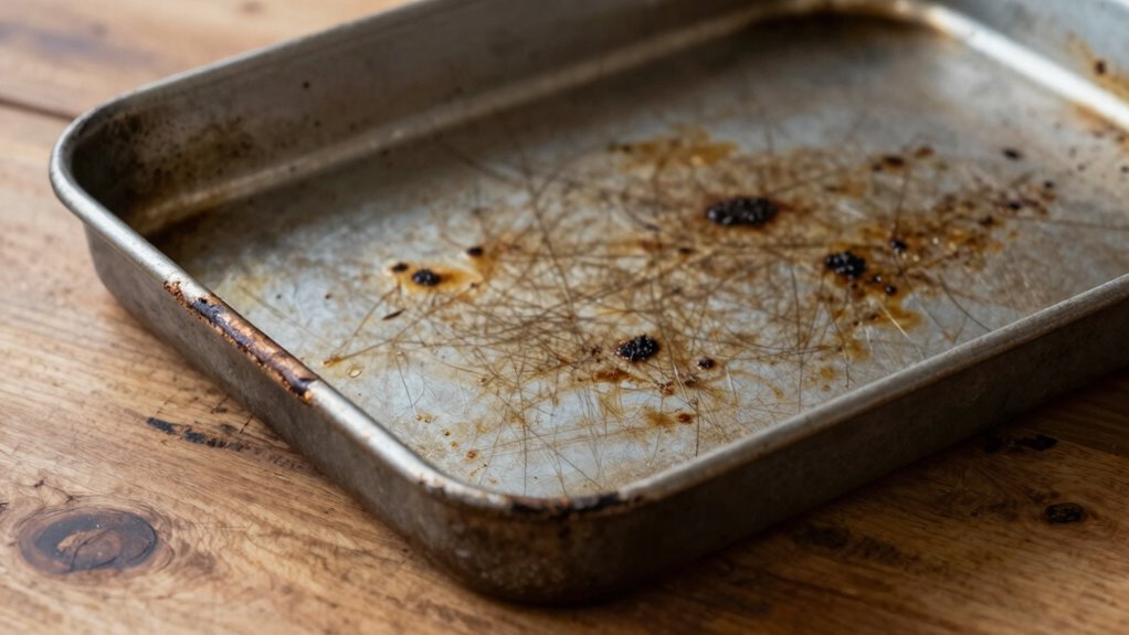 worn bakeware affects baking