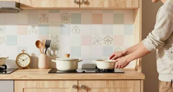 A Tiny 10-Square-Foot Kitchen Got a Parisian-Inspired Makeover for $300