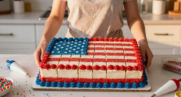Martha Stewart Serves Huge American Flag Cake with 250 Pieces for Founding Father-Themed Party