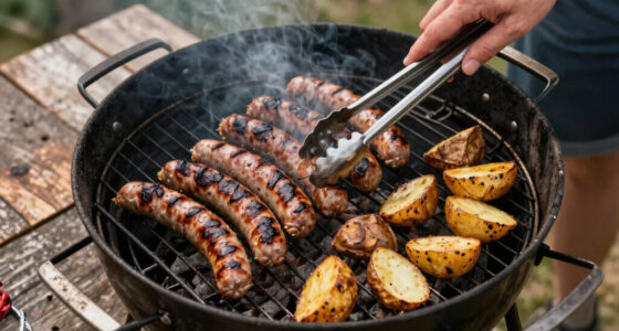 Grilled Sausage With Potatoes