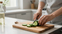 Cucumber Salad With Sesame And Rice Vinegar