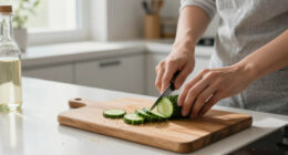 Cucumber Salad With Sesame And Rice Vinegar