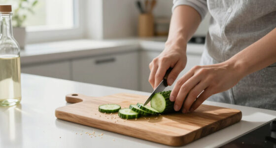 Cucumber Salad With Sesame And Rice Vinegar