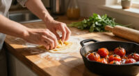 Pasta Sfoglia Con Pomodorini Caramellati