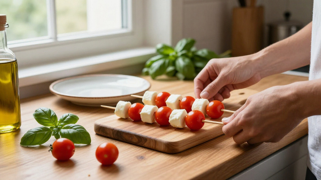 Spiedini Di Mozzarella, La Ricetta Vegetariana