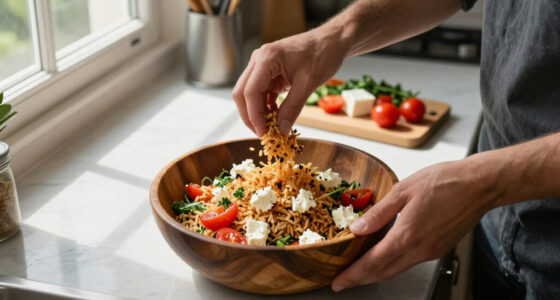 Crispy Rice Salad With Feta