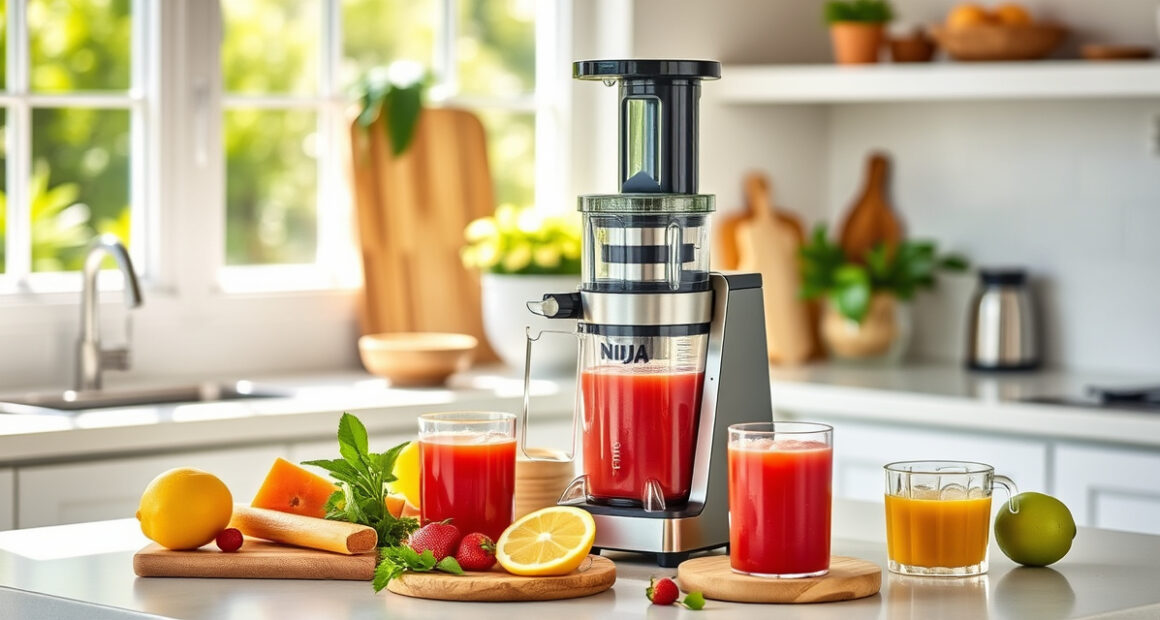 Host Effortlessly with the Ninja NeverClog Cold Press Juicer this Summer