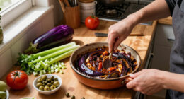 Caponata: Sicily's Sweet-and-Sour Eggplant Masterpiece