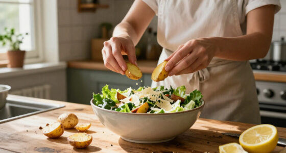 Crispy Potato Caesar Salad