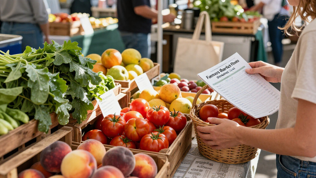 Farmers Market Finds Shopping Checklist 2026