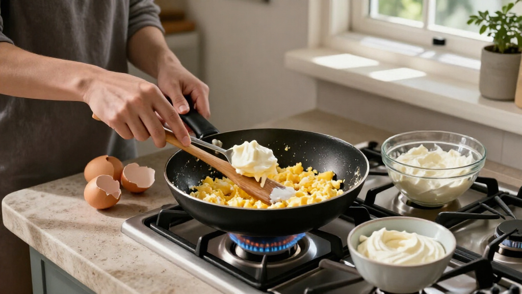 Not Milk, Not Cream: The Ingredient That Makes Scrambled Eggs Extra-Delicious