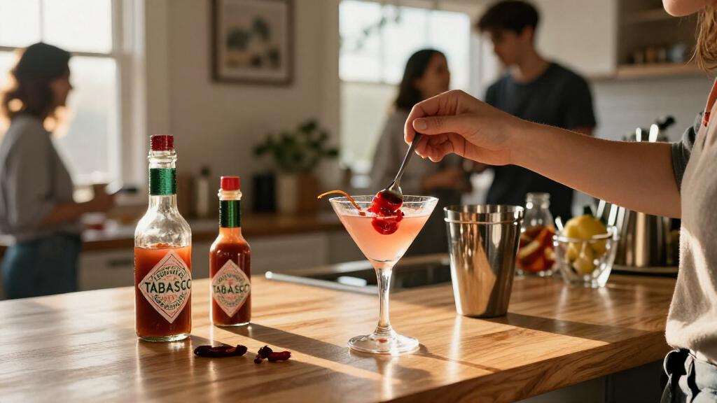 Spicy Martini Cocktails: Absolut And TABASCO Stir A Pepper-Jelly Martini