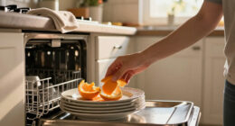 Why People Are Putting Orange Peels In The Dishwasher