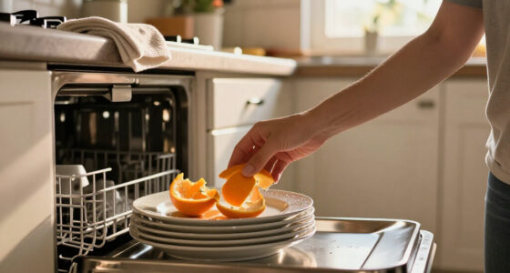 Why People Are Putting Orange Peels In The Dishwasher