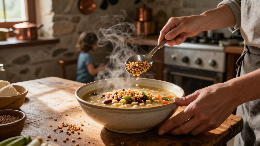 Zuppa Di Farro: Spelt Soup From The Garfagnana